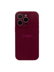 Чохол Silicone Case Full Size with Frame для Apple iPhone 16 Pro Max Maroon Maroon (6907381524)