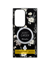 Чохол TPU Secret Garden MagSafe для Samsung Galaxy S25 Black