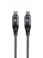Кабель синхронізації Cablexpert CMCM100 USB to Type-C 100W 1,5m Black (CC-USB2B-CMCM100-1.5M)
