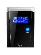 ДБЖ Ritar RTSW RTSW-600 (360W) LCD EURO Black (09562) Зовнішня 360 LCD