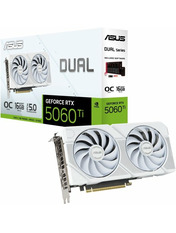 Asus NVIDIA GeForce RTX 5060 Ti Dual White OC Edition 16GB 16GB/GDDR7 (128bit) (DUAL-RTX5060TI-O16G-WHITE)