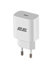 Мережевий зарядний пристрій 2E Wall Charger 30 (1 USB-C) 30W White