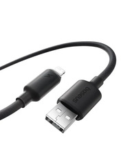 Кабель синхронізації Baseus USB to Lightning 12W 1m Black (E0426900)