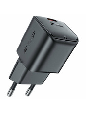 Мережевий зарядний пристрій ACEFAST A73 (1 USB-C) 20W Black