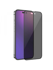 Захисне скло Hoco Nano для iPhone 15 Plus Black антишпигун Антишпигун