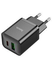 Мережевий зарядний пристрій Hoco N28 Black Відсутній (1 USB-C) 20W Black 1 USB-C 20