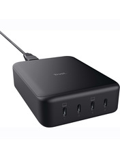 Мережевий зарядний пристрій Trust Maxo GaN 4 USB-C Black 240 Відсутній (4 USB-C) 240W Black (25413)