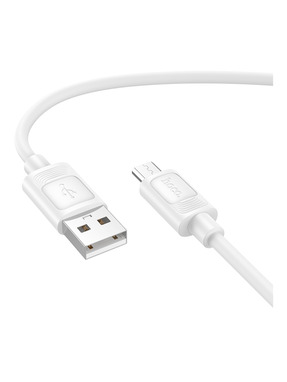 Кабель синхронізації Hoco X122 Silicone USB to microUSB 1m White
