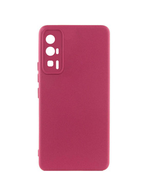 Чохол Silicone Cover Lakshmi Full Camera (A) для Xiaomi Poco F5 Pro Marsala (6903728514)