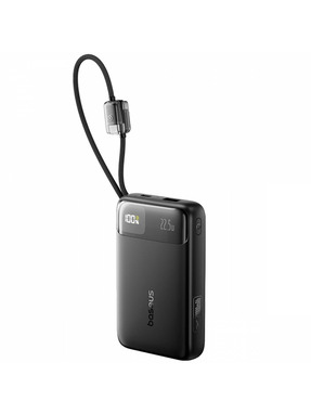 Павербанк Baseus EnerFill FC11 Digital Display 2xUSB-C 22,5W 20000mAh Cosmic Black (E0027S04)