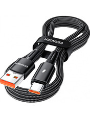 Кабель синхронізації Essager Sunset USB to Type-C 1 Ні Black 120W 1m Black (EXC120-CG01-P)