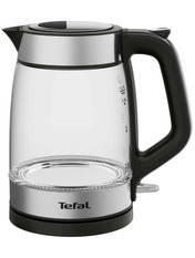 Електрочайник Tefal Glass Kettle Black and Steel (KI605830) Black and Steel