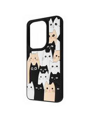 Чохол UAG Copy Doodle Case cats для Xiaomi Redmi Note 13 Pro 4G/Poco M6 Pro 4G/Redmi Note 14s Cats Cats (6938250714)