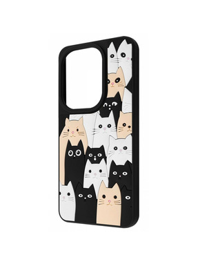 Чохол UAG Copy Doodle Case cats для Xiaomi Redmi Note 13 Pro 4G/Poco M6 Pro 4G/Redmi Note 14s Cats (6938250714)