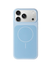 Чохол Silk Duo Color (AA) NO LOGO with Magnetic Fit для Apple iPhone 17 Pro Max Sky Blue Sky Blue (6982714053)
