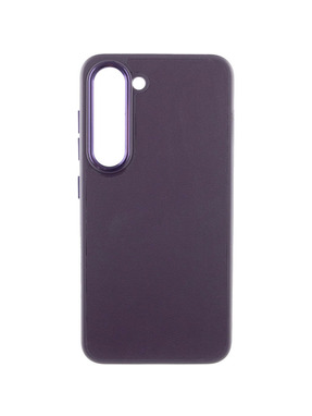 Чохол Bonbon Leather Metal Style для Samsung Galaxy S911 S23 Dark Purple (6902178345)