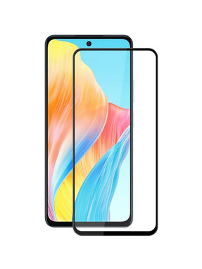 Захисне скло PowerPlant Full Screen для Oppo A58 глянсове (GL603869) Black