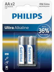 Батарейка Philips Ultra Alkaline AA Alkaline 2 2шт (LR6E2B/10)