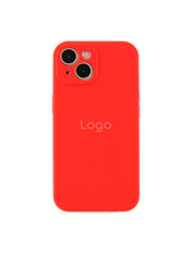 Чохол Silicone Case Full Size with Frame для Apple iPhone 15 Red Red (6938104572)