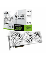 Asus NVIDIA RTX 5070 Ti TUF Gaming White OC Edition 16GB/GDDR7 (256bit) (TUF-RTX5070TI-O16G-WHITE-)