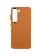 Чохол Bonbon Leather Metal Style для Samsung Galaxy S911 S23 Brown Brown (6982753104)