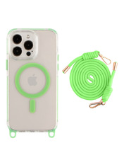 Чохол LanyardCase для Apple iPhone 16 Pro Green