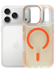 Чохол BeCover FIBRA Star Shine with MagSafe для Apple iPhone 17 Pro Max Orange Orange (715436)