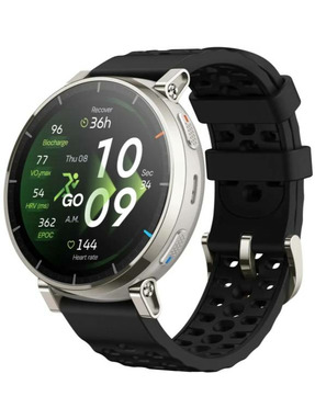 Смарт-годинник Amazfit Active 3 Premium 45mm Silver Steel Case (W2559GL1N)