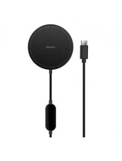 Бездротовий зарядний пристрій Baseus Simple Mini2 Black 15 Black  CCJJ010001