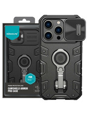 Чохол Nillkin CamShield Armor Pro no logo для Apple iPhone 14 Pro Max Black