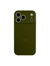 Чохол Silicone Case Full Aquarelle для iPhone 17 Pro Army Green
