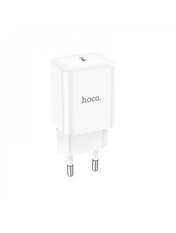 Мережевий зарядний пристрій Hoco N27 White Відсутній (1 USB-C) 20W White