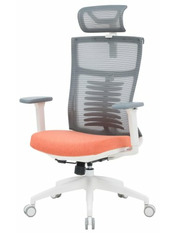 Ігрове крісло OfficePro Balance OC550 White/Dark Gray/Orange White/Dark Gray/Orange (OC550-W-DG-OR)