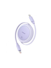 Кабель синхронізації Baseus Free2Pull Mini Charging Type-C to Type-C 60W 1m Nebula Purple (P10364500511-01)