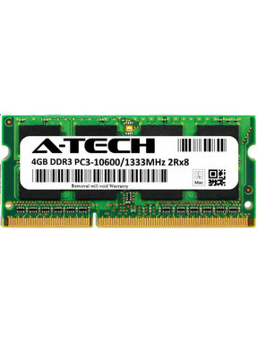 Оперативна пам’ять SODIMM A-Tech DDR3 4GB 1333MHz (AT4G1D3S1333ND8N15V)