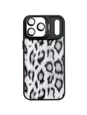 Чохол Wild Leopard with Magnetic Fit and Lens для Apple iPhone 17 Pro Black (6901528743)