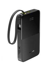 Павербанк Baseus EnerFill FC51 Bipow2 Pro Digital Display Built-in Cable 1xUSB-C + 1xUSB-A 22.5 10000 Black 22,5W 10000mAh Black (E0027600)