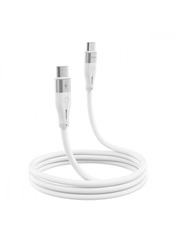 Кабель синхронізації Proove Soft Silicone Type-C to Type-C White 60W 1m White (CCSO60002202)