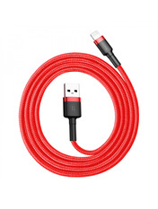 Кабель синхронізації Baseus Cafule USB to Lightning Червоний 0,5 12W 0,5m Червоний (CALKLF-A09)