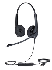 Навушники Jabra BIZ 1500 Duo QD Black (1559-0159)