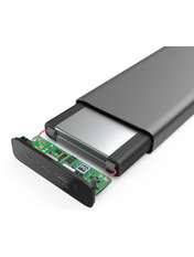 Павербанк Hama Universal 1xUSB-C + 2xUSB-A 60W 26800mAh Grey