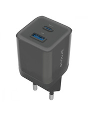 Мережевий зарядний пристрій Proove Pure GaN Plus (1 USB-A + 1 USB-C) 30W Black (WCPU30111201)