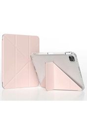 Чохол BeCover Ultra Slim Origami Magnetic Apple iPad Pro 11" M5 2025 Pink Прозорий Pink (715956)