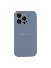 Чохол Silicone Case Full Size with Frame для Apple iPhone 15 Pro Max Lavender Grey Lavender Grey (6983072415)