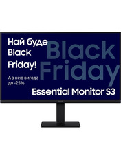 Монітор Samsung Essential S3 LS24F320 24'' (LS24F320GAIXUA) Монітори