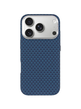 Чохол KVZV Triangular Pattern with Magnetic Fit для Apple iPhone 17 Pro Max Blue (6972504931)