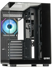 Корпус QUBE AQUARIUM ARGB Midi-Tower Black (AQUARIUM_GBNU3)