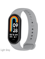 BeCover Mi Band 8 Сірий Light Gray (709403)