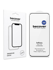 Захисне скло BeCover 10D для Infinix Hot 70 (X6895B) Глянсова BOX глянсове (716097) Black