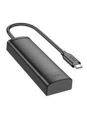 USB-хаб Hoco HB41 Type-C 4xUSB 3.0 (4xUSB 3.0) Black